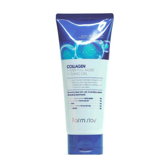 Гель коллагеновый отшелушивающий FarmStay Collagen water ful moist PEELING GEL