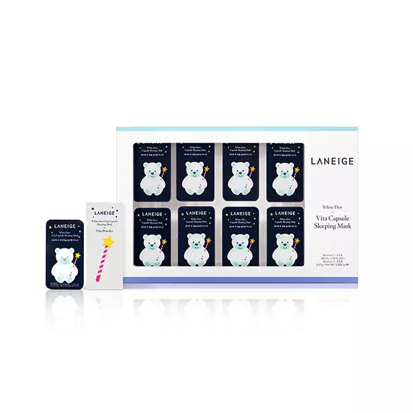 Осветляющая ночная маска с витамином С Laneige White Dew Vita Capsule Sleeping Mask